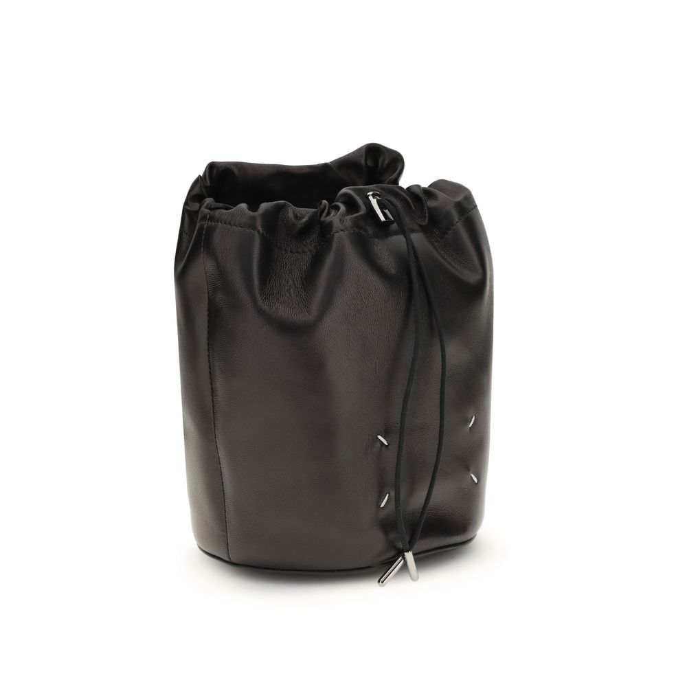 Margiela Black Calf Leather Bos Taurus Shoulder Bag
