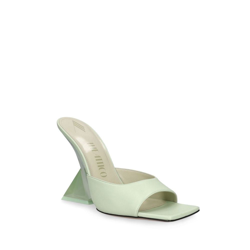 The Attico Bicolor Calfskin Mules