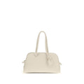 Jacquemus White Calf Leather Bos Taurus Shoulder Bag