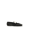 Givenchy Black Lamb Ovis Aries Aries Ballet Flats