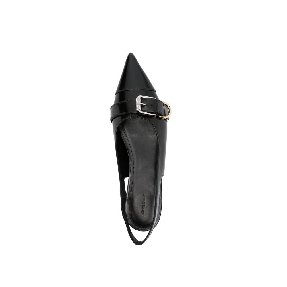 Givenchy Black Calfskin Ballet Flats