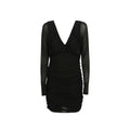 Saint Laurent Black Viscose Cocktail Dress