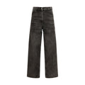 The Attico Black Cotton Jeans Denim