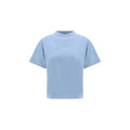 Balenciaga Blue Cotton T-Shirt