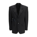 Balenciaga Black Wool Jackets And Coat