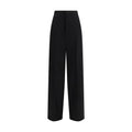 Balenciaga Black Cotton Dress Pants
