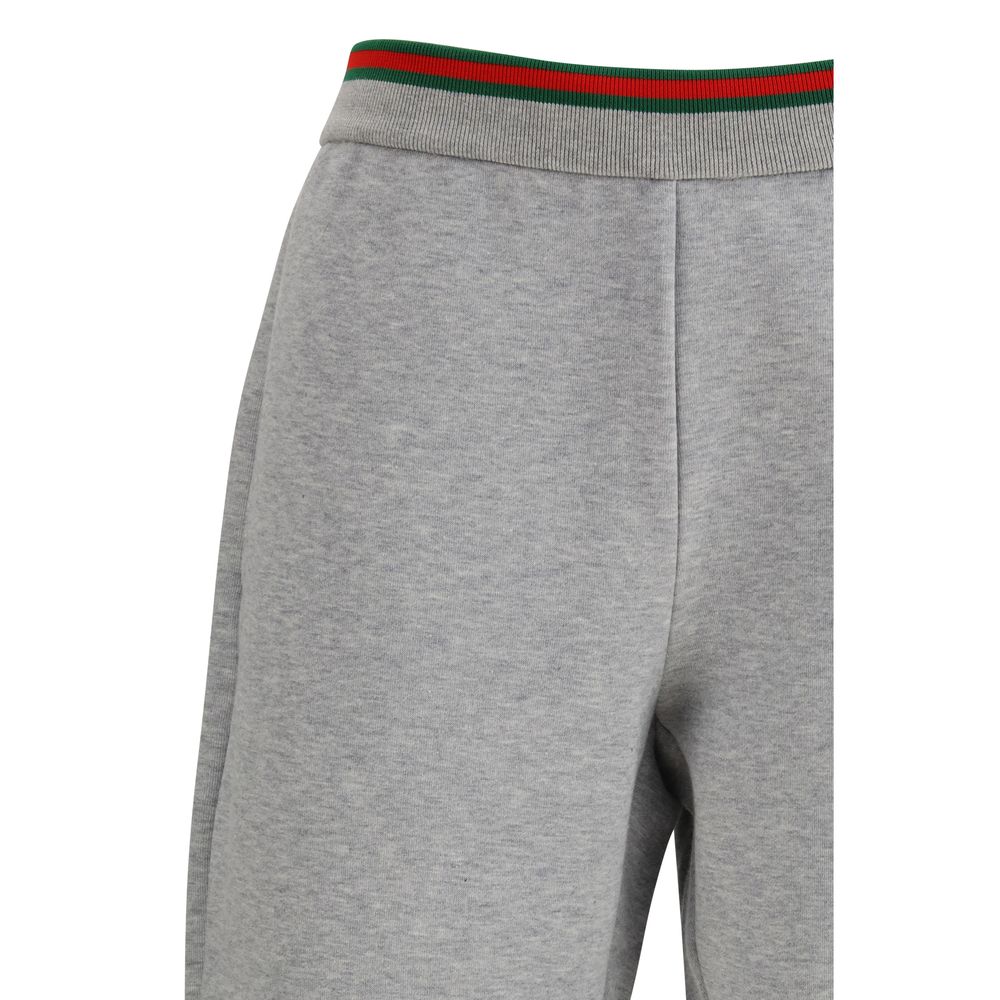 Gucci Gray Cotton Casual Pants