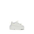 Casadei White Rubber Platform Sneakers