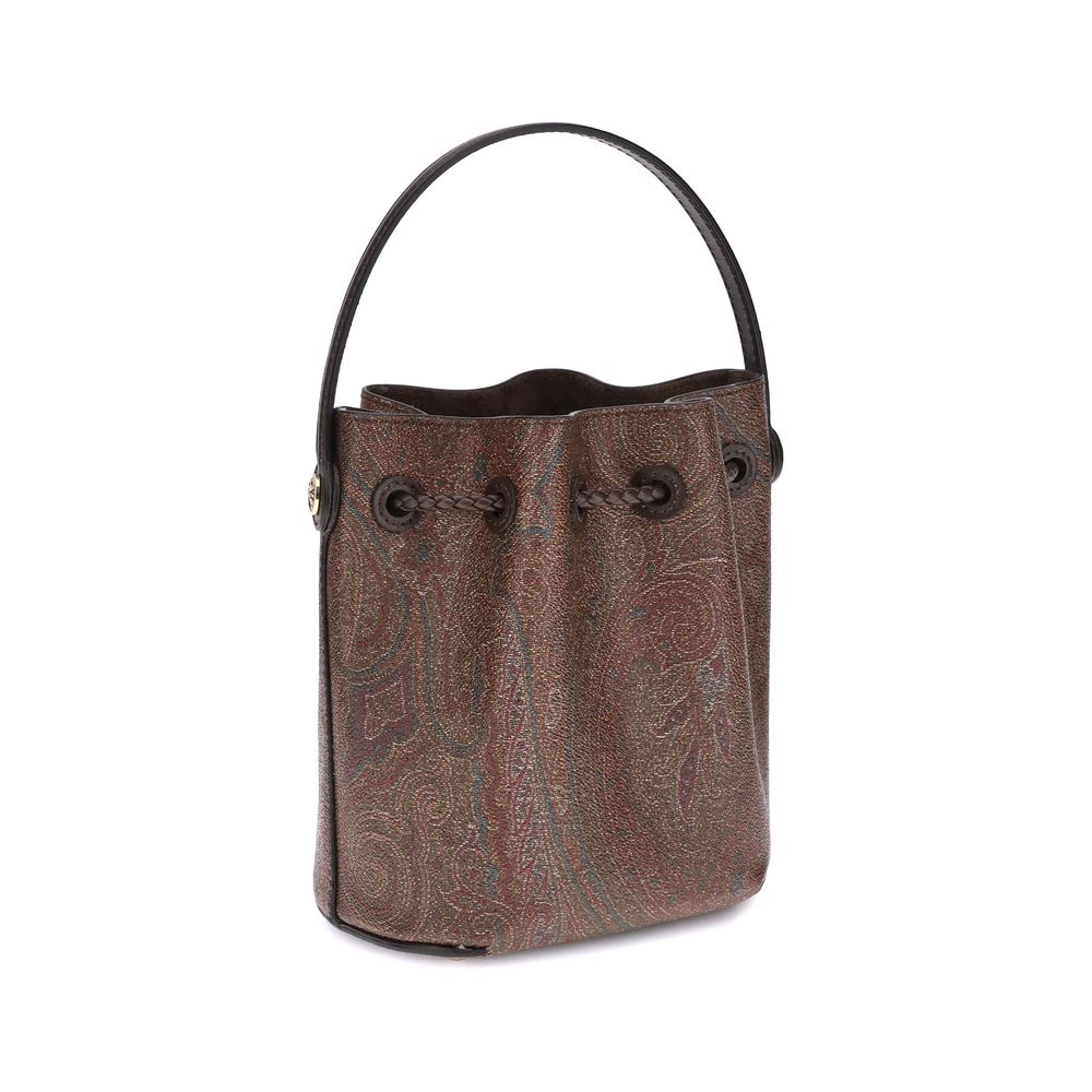 Etro Multicolor Cotton Backet Bag