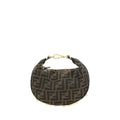 Fendi Brown Fabric Shoulder Bag