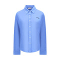Miu Miu Blue Cotton Dress Shirt