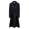 Bottega Veneta Blue Cotton Trench Coat
