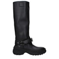 Burberry Black Leather Boots