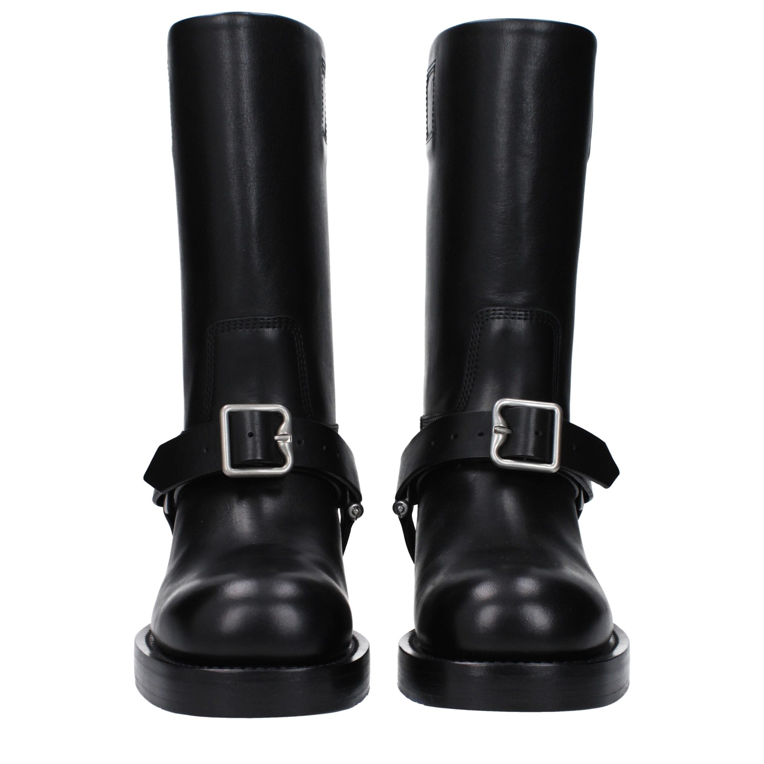 Burberry Black Leather Boots