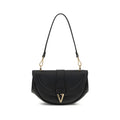 Versace Black Calf Leather Bos Taurus Shoulder Bag