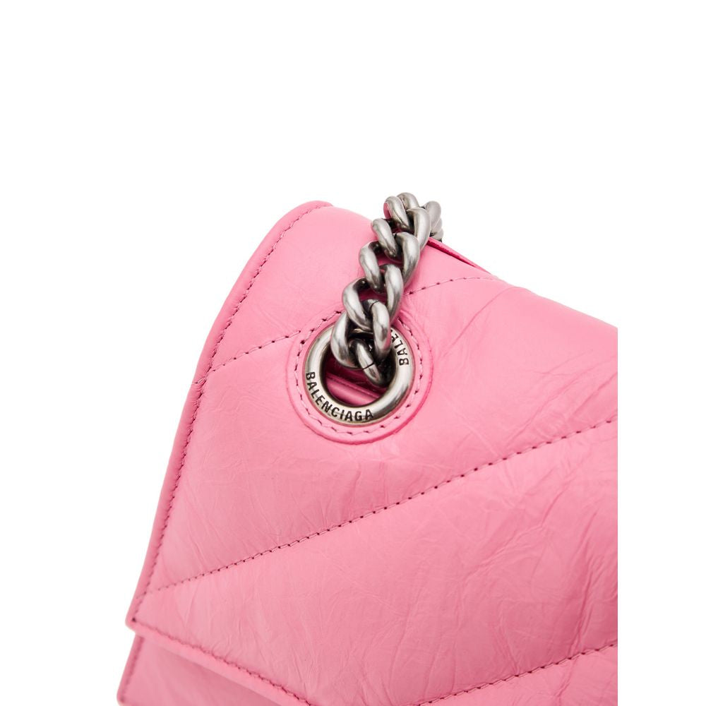 Balenciaga Pink Leather Shoulder Bag