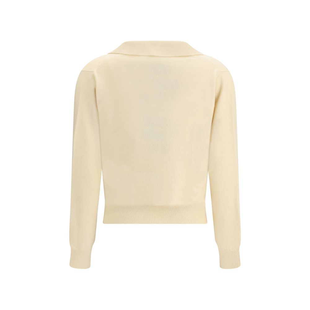Margiela Beige Fleece Wool Sweater