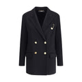 Versace Black Cashmere Coat