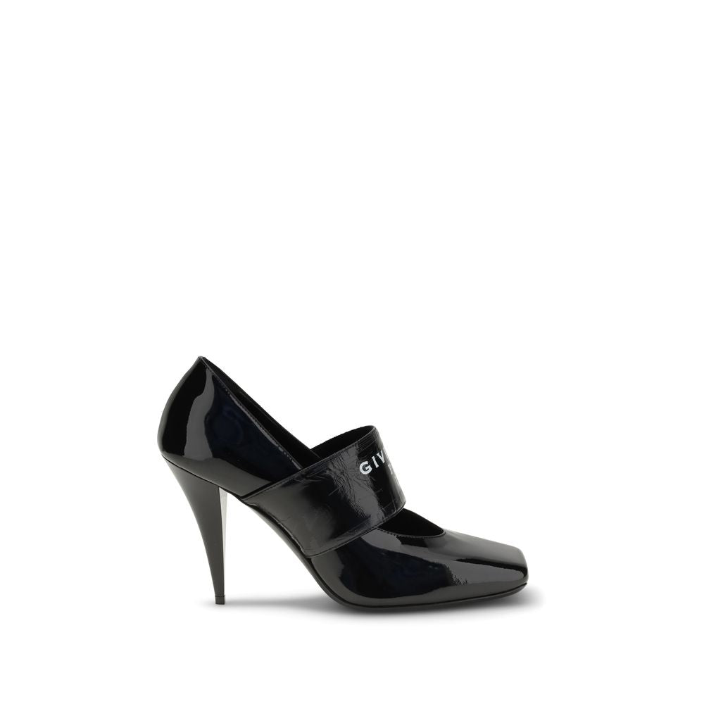 Givenchy Black Calf Leather Bos Taurus Pumps