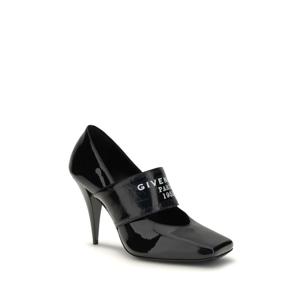 Givenchy Black Calf Leather Bos Taurus Pumps
