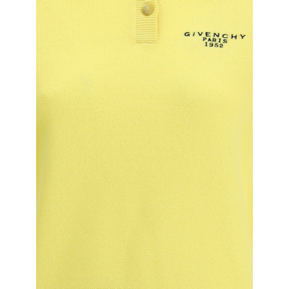 Givenchy Bicolor Wool Polo Shirt