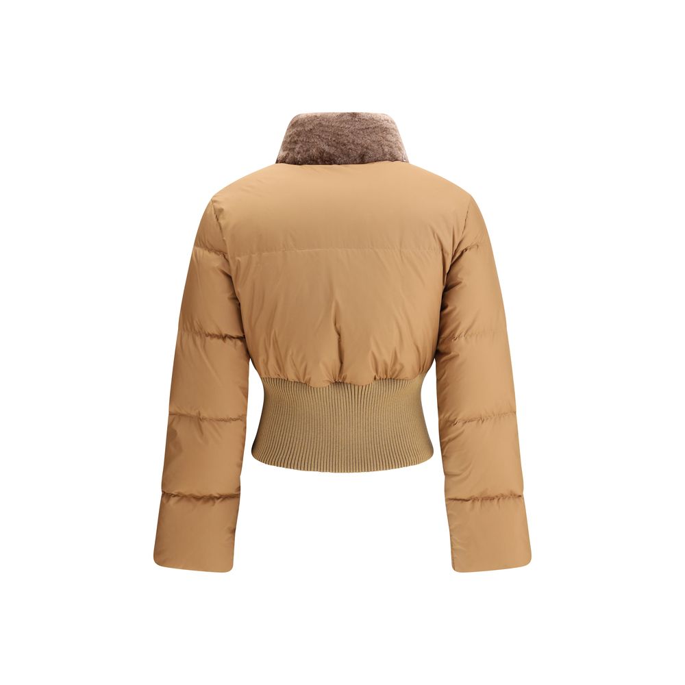 Fendi Brown Polyester Full-Length Jacket