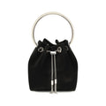 Jimmy Choo Black Silk Backet Bag