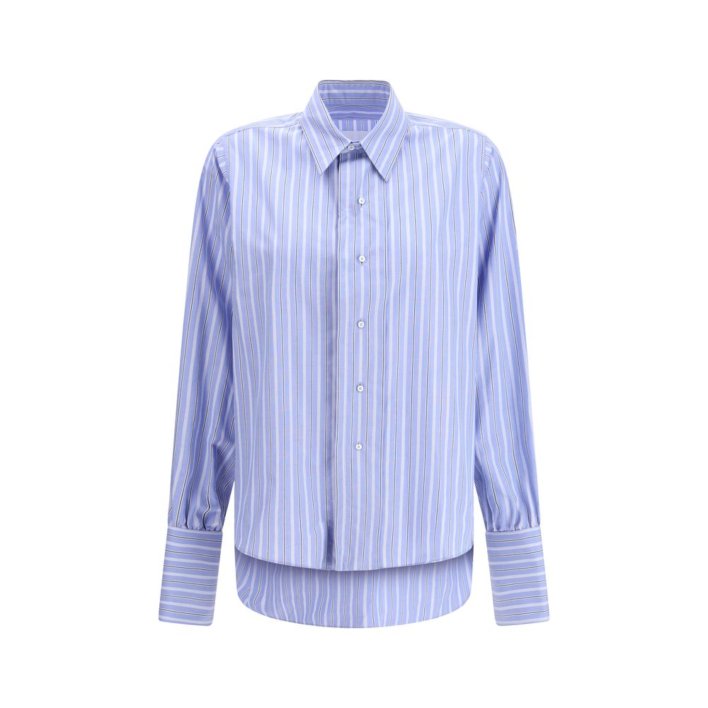 Margiela Light Blue Cotton Pattern Shirt