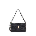 Prada Black Calf Leather Bos Taurus Shoulder Bag