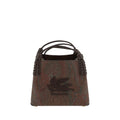 Etro Brown Fabric Shoulder Bag
