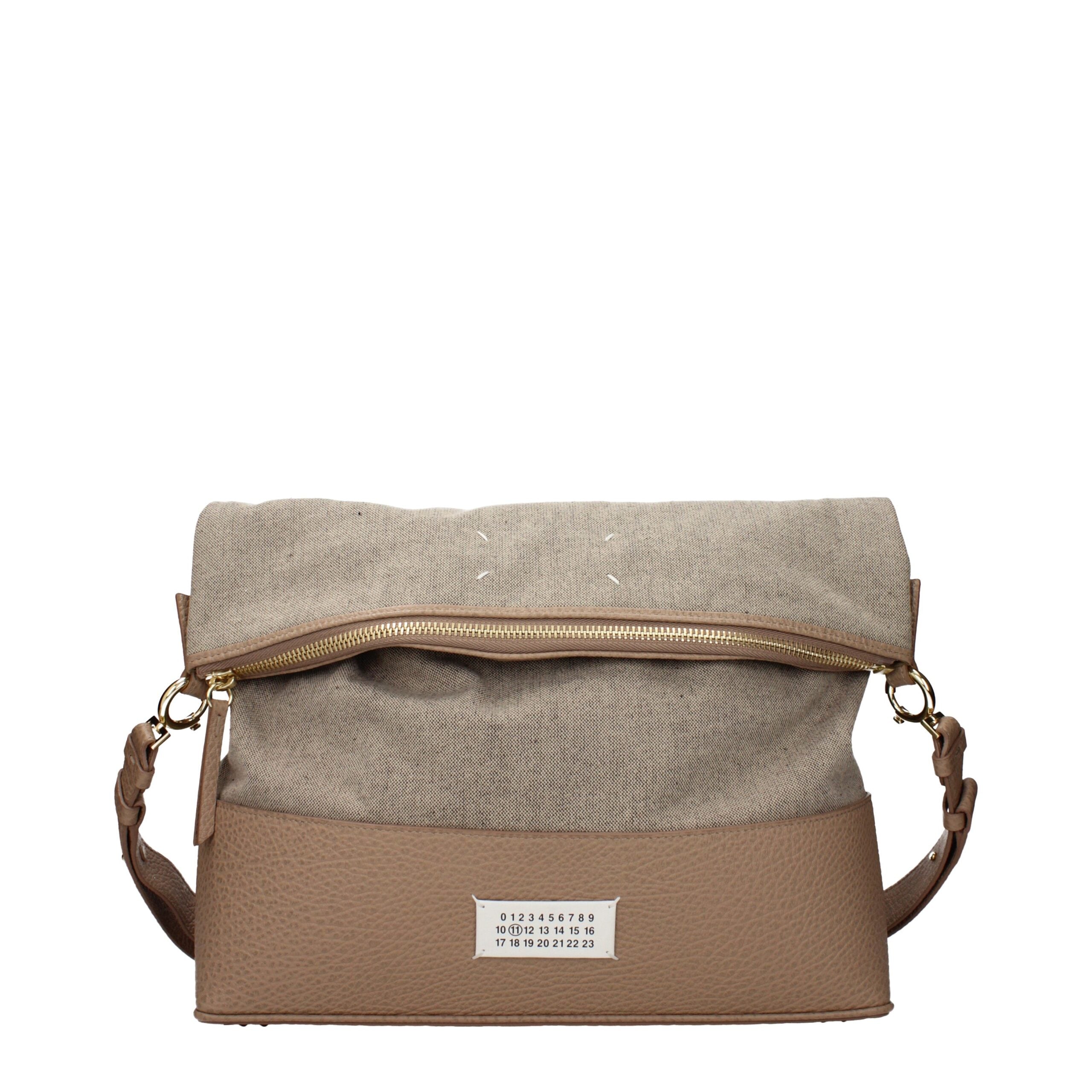 Maison Margiela Beige Fabric Shoulder Bag