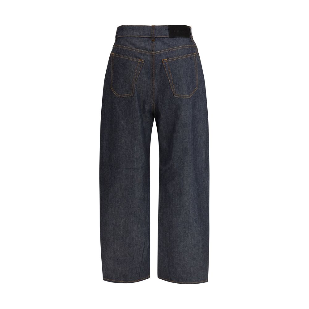 Givenchy Blue Cotton Casual Pants