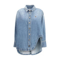 The Attico Light Blue Denim Shirt