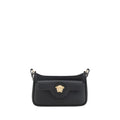 Versace Black Calf Leather Bos Taurus Shoulder Bag