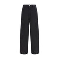 MM6 Black Cotton Athletic Pants
